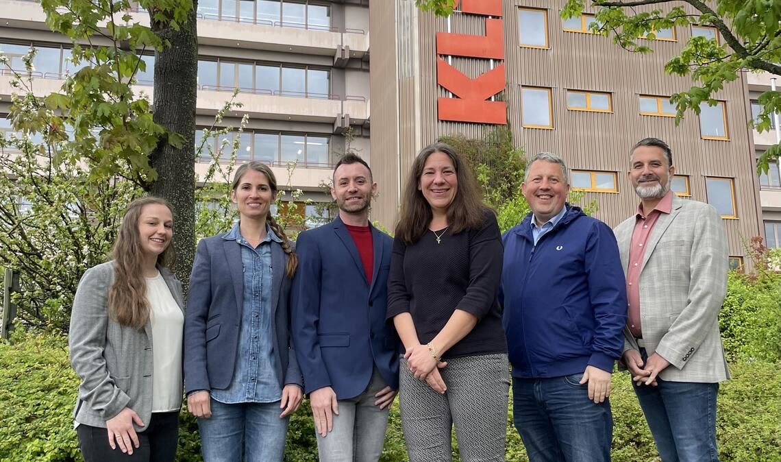 Das Team der Arbeitsagentur nach der Schließung der acht Vermittlungsbüros beim Unternehmen Klingel. Foto: privat