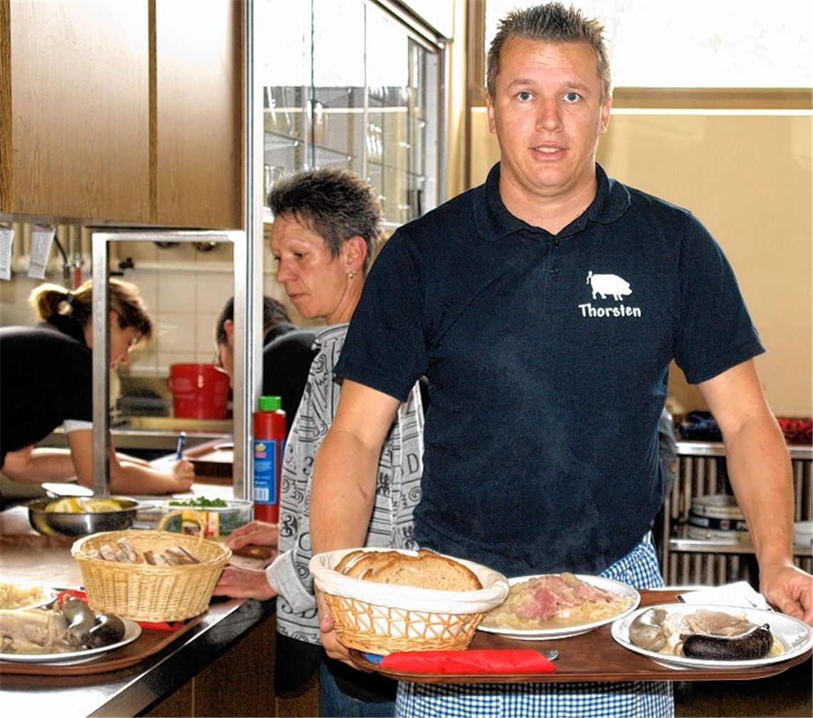 Das Team des TSV Ötisheim ist gerüstet für den Ansturm der Gäste.