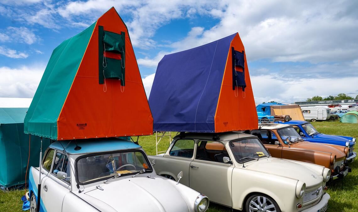 Das Trabant-Treffen in Anklam gibt es seit 30 Jahren. (Archivbild)