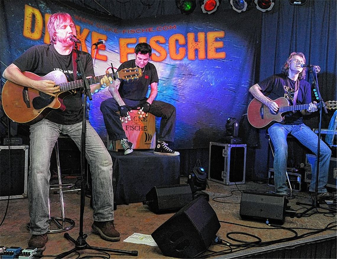 Das Trio „Dicke Fische“.