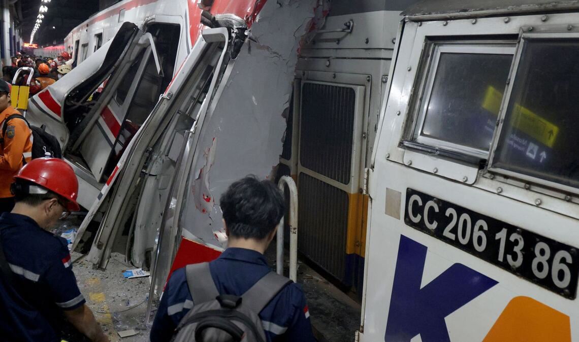 Das Unglück ereignete sich in der Nähe von Jakarta.