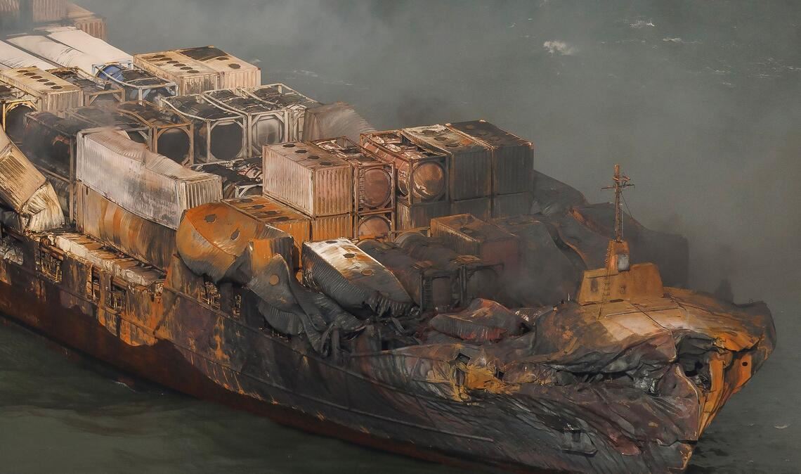 Das Unglück ereignete sich vor fast einem Jahr vor der Küste Englands. (Archivbild)