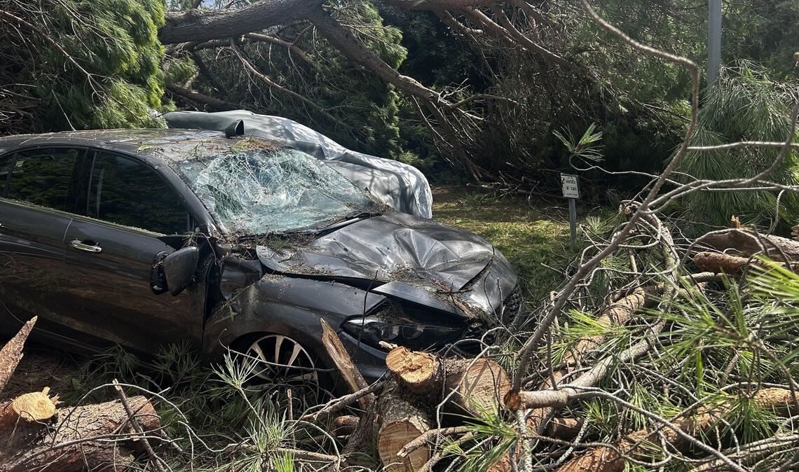 Das Unwetter richtete erheblichen Sachschaden an.
