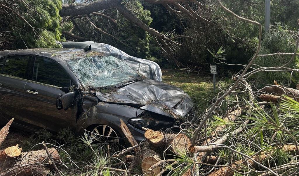 Das Unwetter richtete erheblichen Sachschaden an.