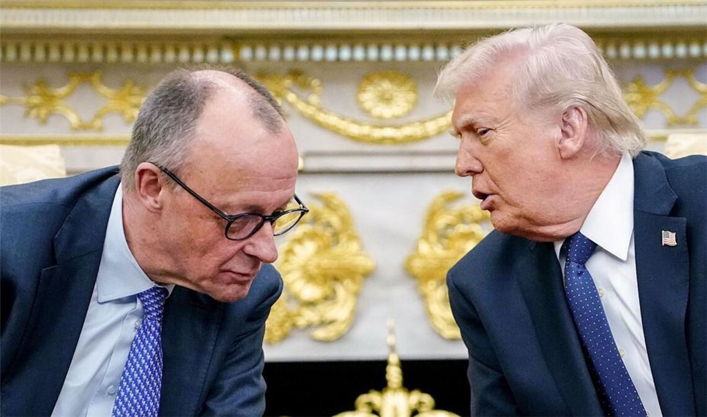 Das Verhältnis von Trump und Merz galt  bis vor wenigen Tagen als gut.