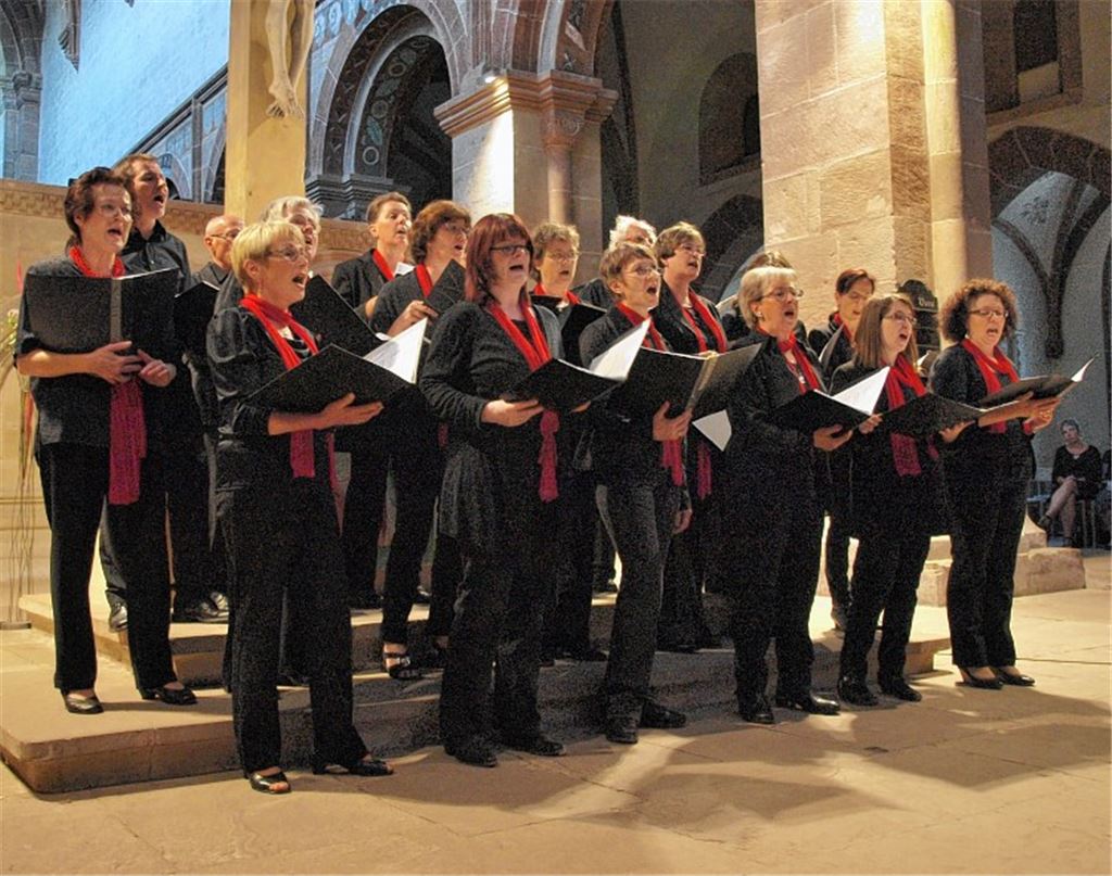 Das Vokalensemble InTakt veranstaltet regelmäßig Gospelkonzerte in der Klosterkirche.