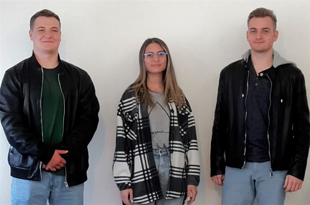 Das Vorstandstrio Jan Rössle, Meltem Celik und Marvin Weiß (v. li.). Foto: privat