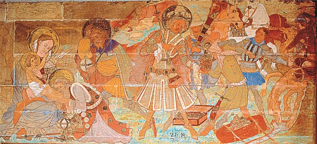 Das Wandbild von „Magister Ulrich“ in der Klosterkirche. © Staatliche Schlösser und Gärten