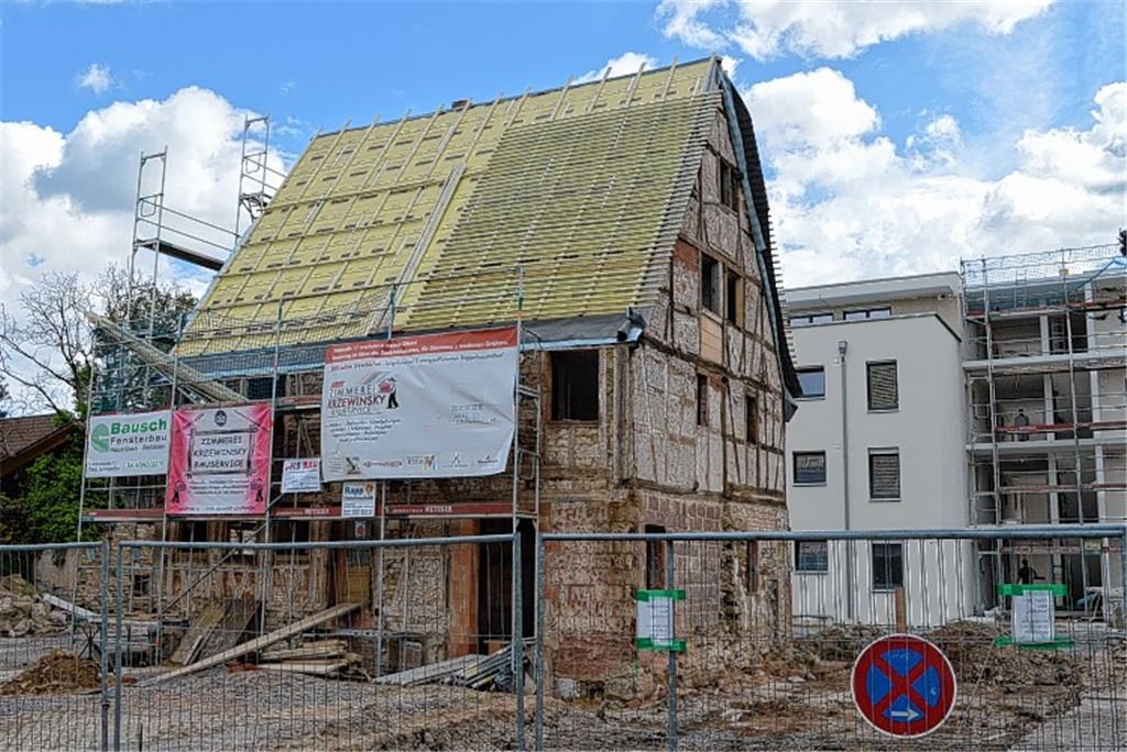 Das älteste Haus Mühlackers erstrahlt bald in neuem Glanz. 