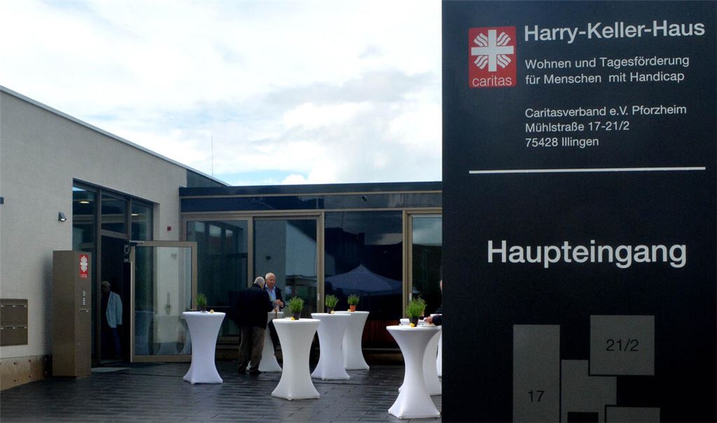 Das am Freitag eingeweihte Harry-Keller-Haus in Illingen. Lichtdurchflutete Räume kennzeichnen den Bau. Fotos: Stahlfeld