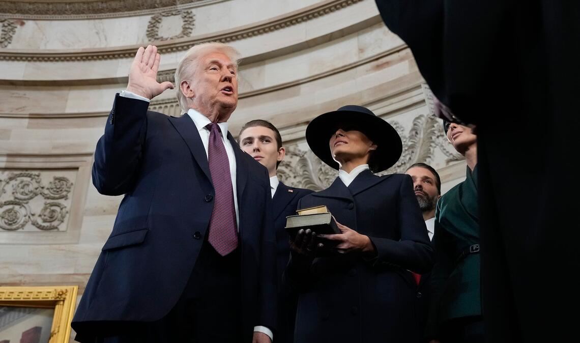 Das erste Jahr seiner zweiten Amtszeit hat Trump hinter sich gebracht. (Archivbild)