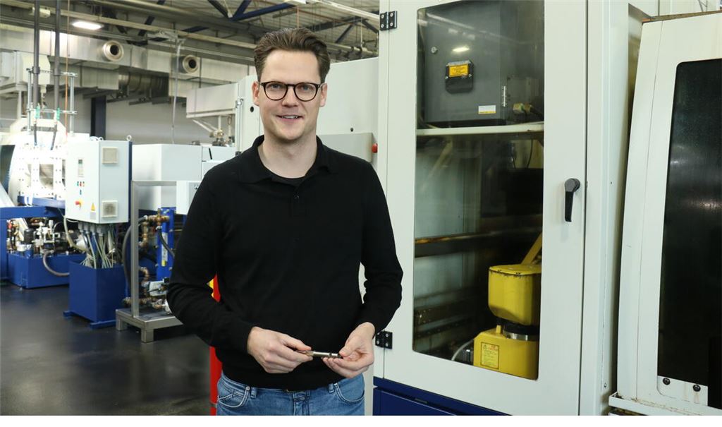 Das große Golf-Talent Jonas Kugel hat die Profikarriere am Schläger verworfen und ist als kaufmännischer Leiter in der Firma seiner Familie in Wiernsheim tätig. Foto: Wewoda