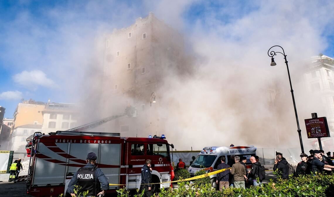 Das historische Bauwerk im Stadtzentrum wurde zum Zeitpunkt des Unglücks renoviert.