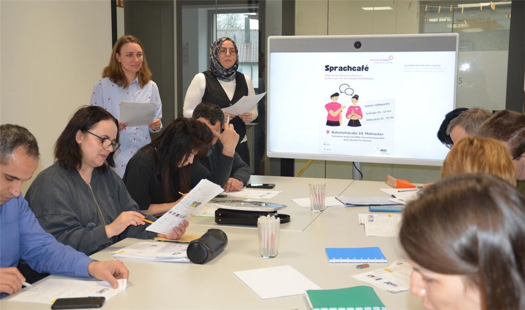 Das im November initiierte Sprachcafé stößt auf großes Interesse und gilt als Erfolgsmodell. Foto: Bischoff-Krappel