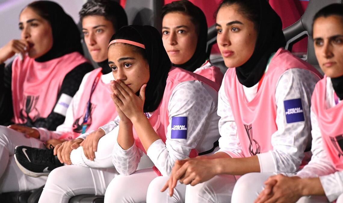 Das iranische Team hatte vor dem ersten Gruppenspiel bei der Nationalhymne geschwiegen.