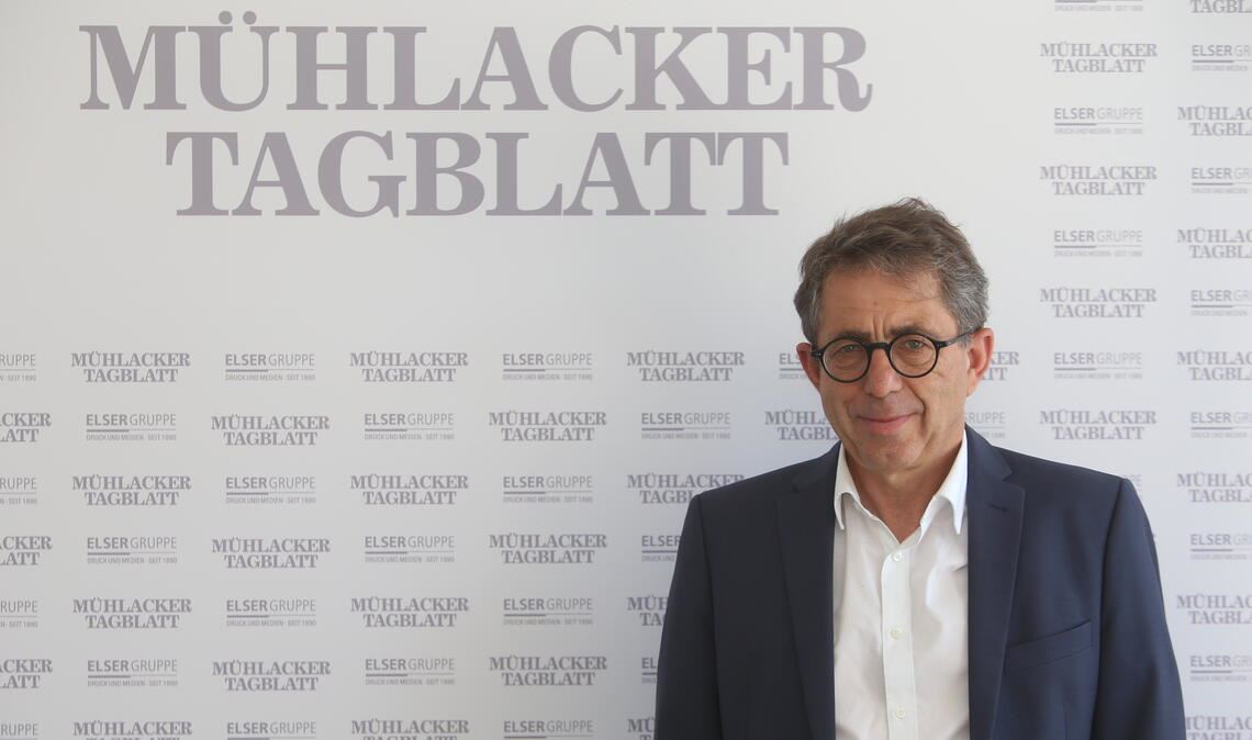 „Das ist für unsere Familie ein sehr emotionaler Einschnitt“: Verleger Hans-Ulrich Wetzel legt die Zukunft „seines“ Mühlacker Tagblatt in neue Hände. Foto: Disselhoff