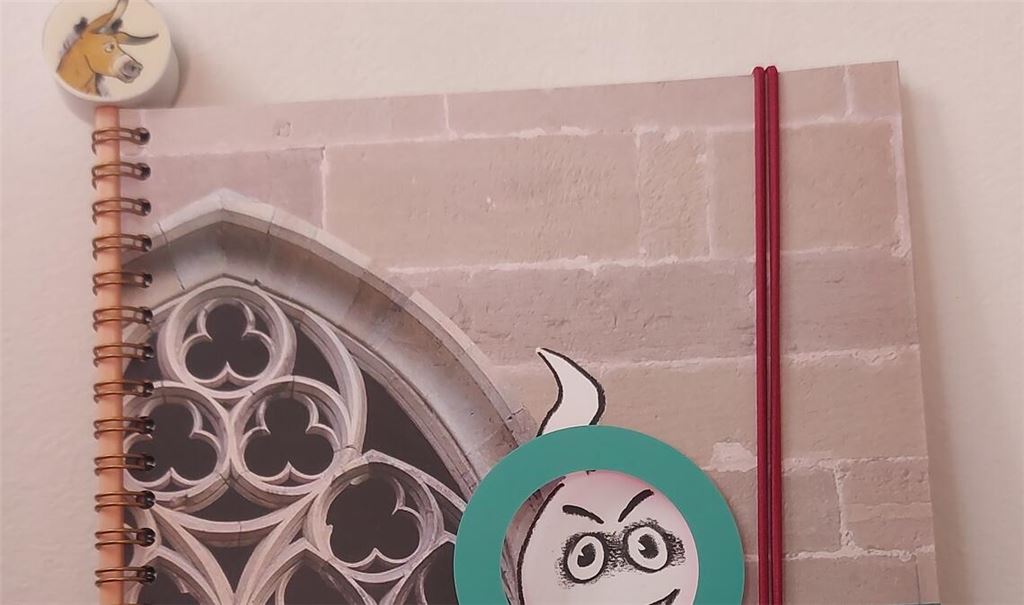 Das neu entwickelte Activity Book ermöglicht Kindern, das Kloster auf eigene Faust zu erkunden. Foto: SSG/Alexandra Müller