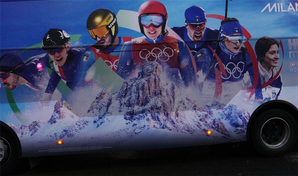 Das olympische Bus-System ist ausgeklügelt.