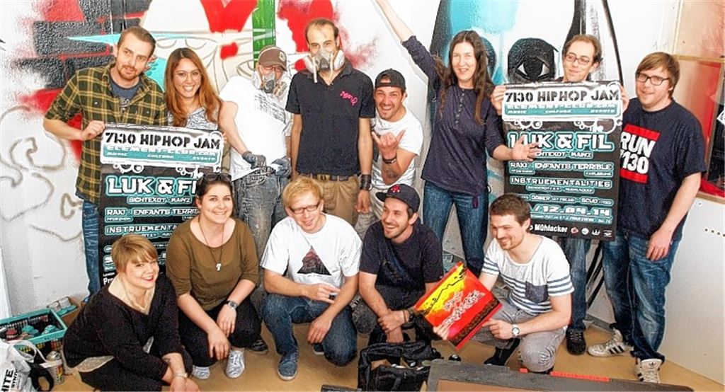 Das positive Lebensgefühl der Hip-Hop-Szene drücken die Veranstalter der „7130 Hip Hop Jam“ im Mühlacker Jugendhaus aus.