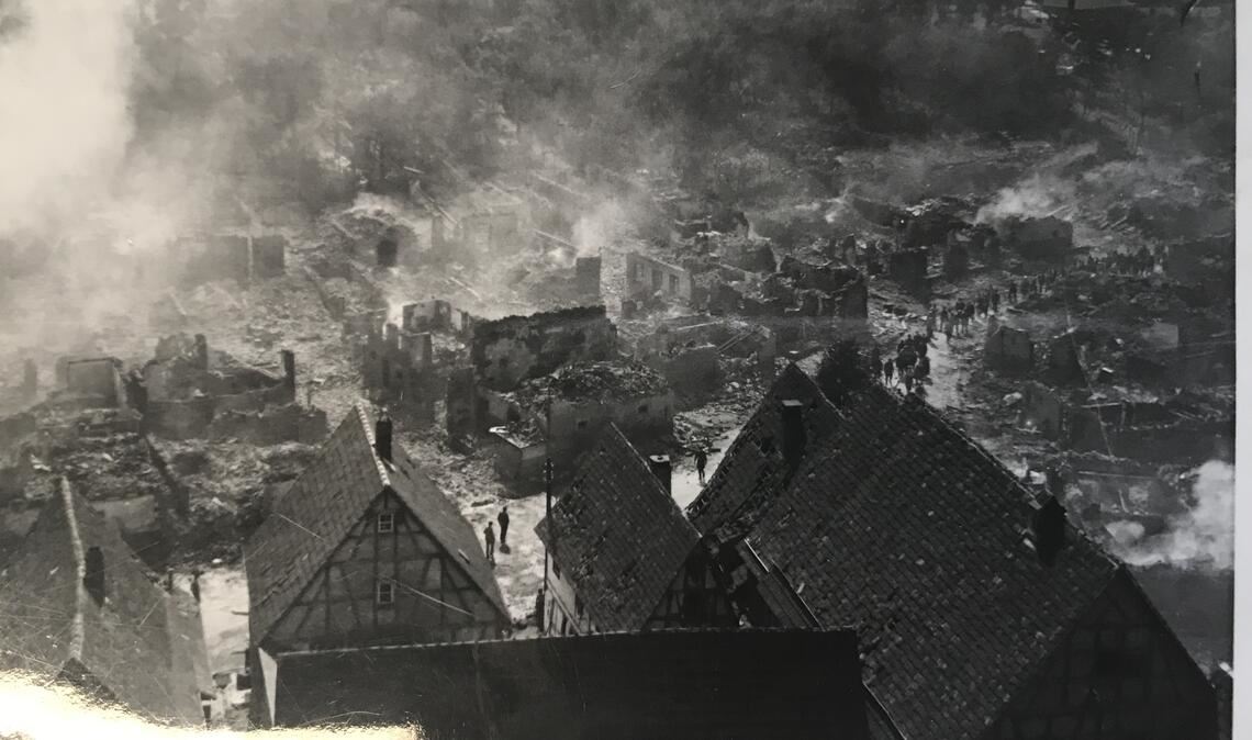 Das rätselhafte Foto aus einem Nachlass. Welche Örtlichkeit könnte es zeigen? Foto: privat