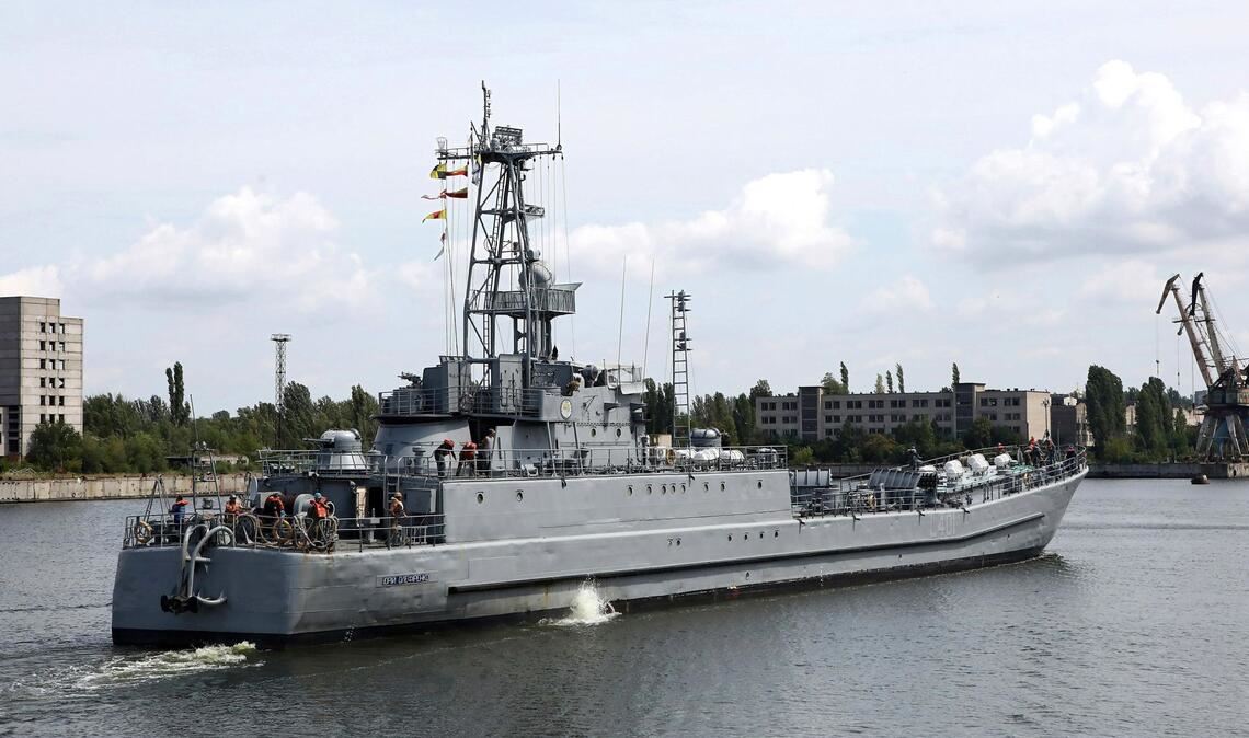 Das ukrainische Kriegsschiff „Juri Olefirenko“ wurde angeblich zerstört. (Archivbild)
