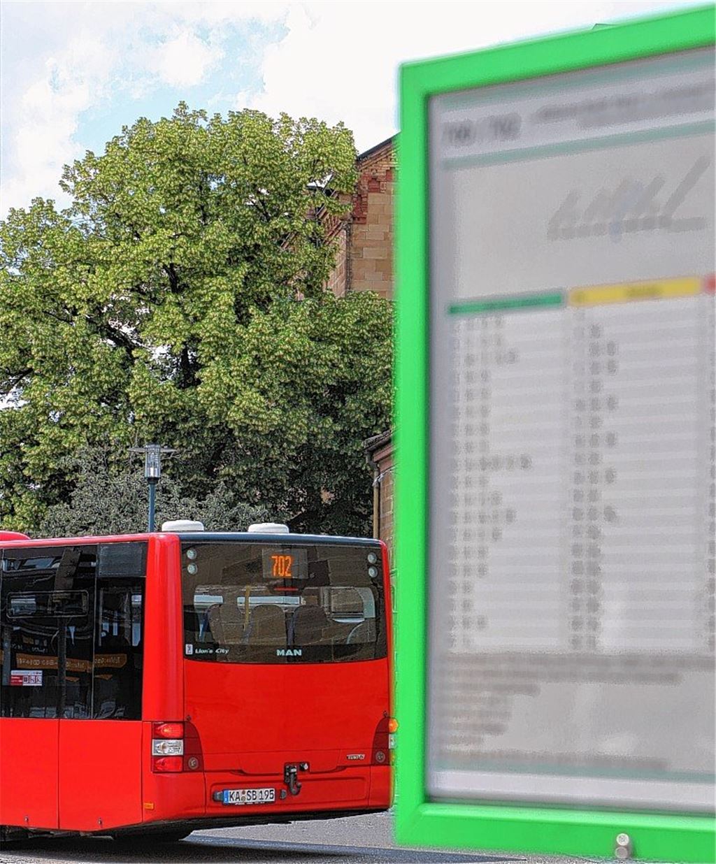 Fahrplan unangekündigt geändert