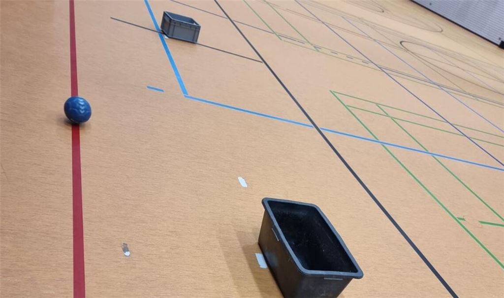 Dauerärgernis: Das Dach der Lindach-Sporthalle in Mühlacker ist nach wie vor undicht. Deshalb müssen immer wieder Auffangbehälter aufgestellt werden. Foto: privat