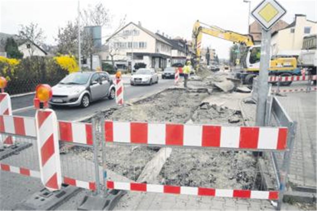 Dauerbaustelle: die Maulbronner Ortsdurchfahrt. Foto: Fotomoment