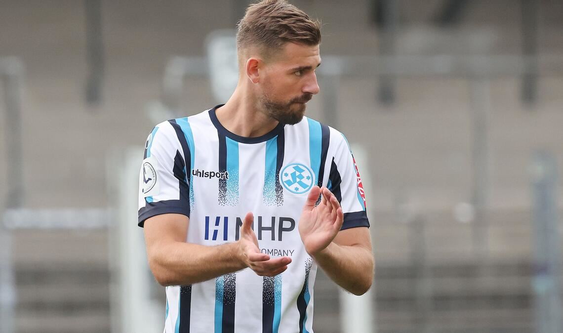 David Braig sah in Offenbach seine fünfte Gelbe Karte – obwohl er gar nicht spielte.