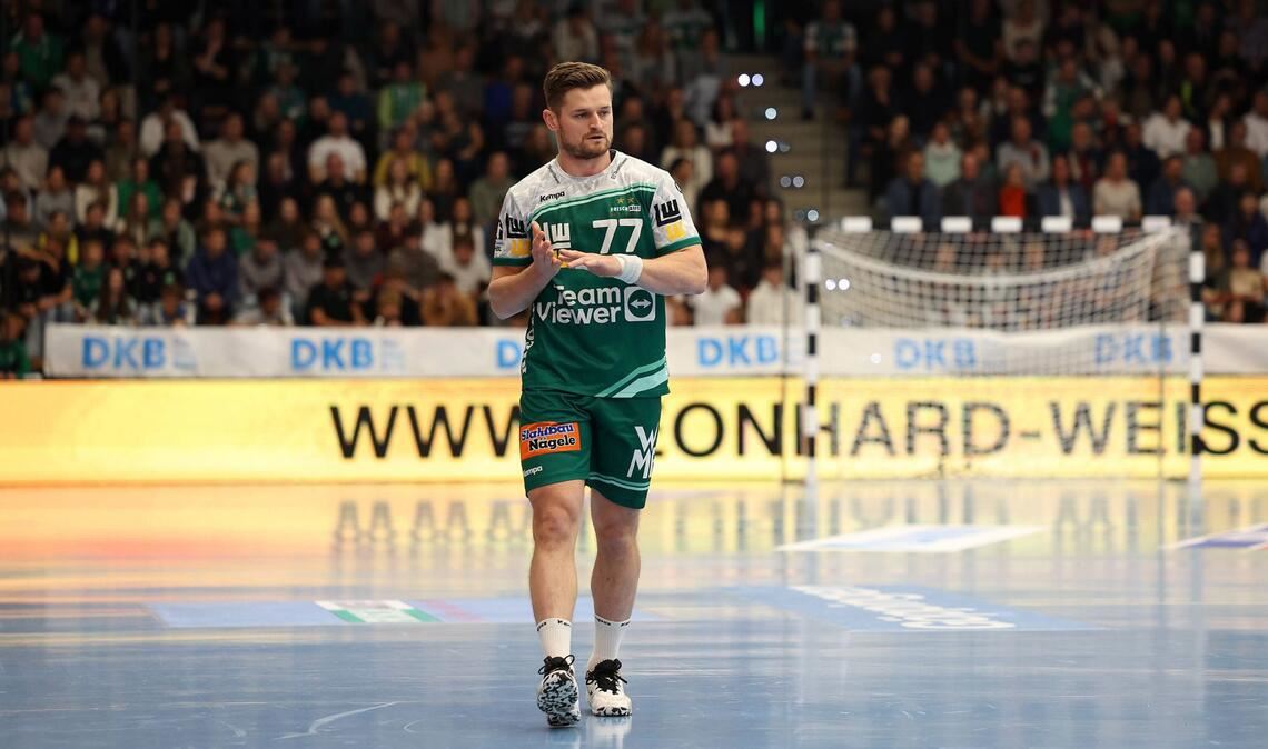 Frisch Auf mit Geduld und starker Deckung zum Arbeitssieg David Schmidt lieferte gegen seinen Ex-Club einen großen Kampf ab.