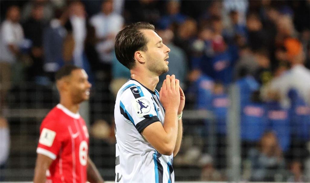 David Tomic sah in Alzenau die Rote Karte.