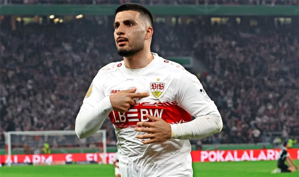 Deniz Undav zeigt an, wofür sein Herz schlägt – es ist der VfB. Im Hinblick auf die Zukunft ist jedoch offen, ob er seinen Vertrag verlängert.