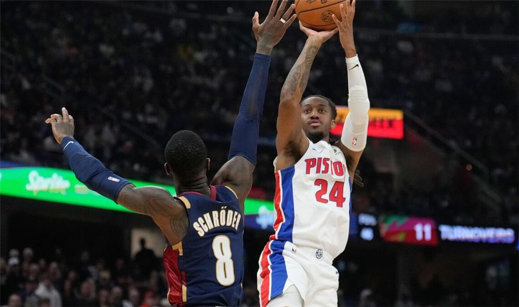 Dennis Schröder (8) blieb gegen Detroit diesmal ohne eigene Punkte.