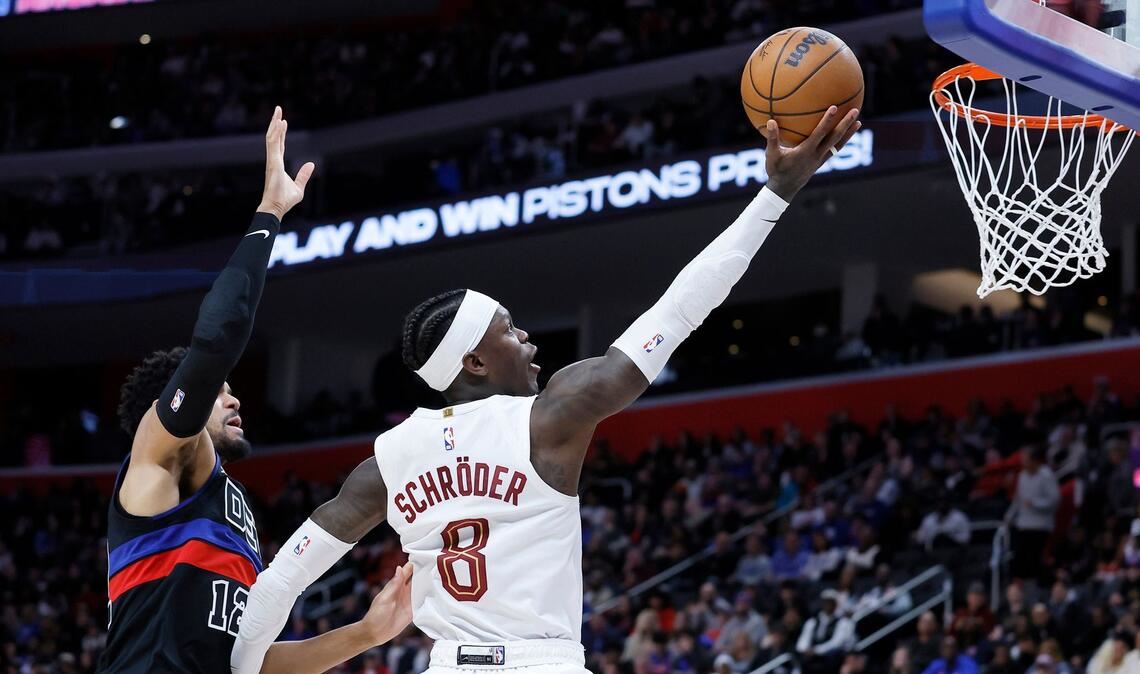 Dennis Schröder hatte gegen sein ehemaliges Team Detroit nicht seinen besten Tag.