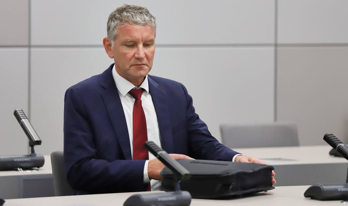 Der AfD-Politiker Björn Höcke musste sich im Mai und Juli 2024 in zwei&nbsp; Prozessen vor Gericht verantworten.