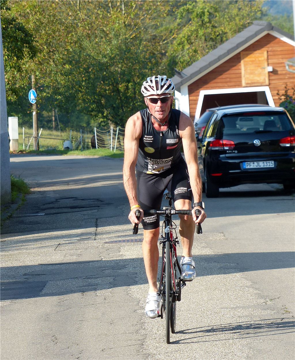 Der Amateur aus Straubenhardt: In den vergangenen letzten Wochen hat Mario Karcher (48) hart für seine fünfte Teilnahme an der Ironman-WM auf Hawaii trainiert. Foto: Roth