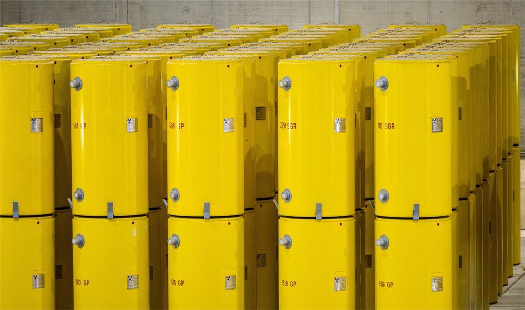 Der Atommüll soll in Castor-Behältern zum Zwischenlager transportiert werden.