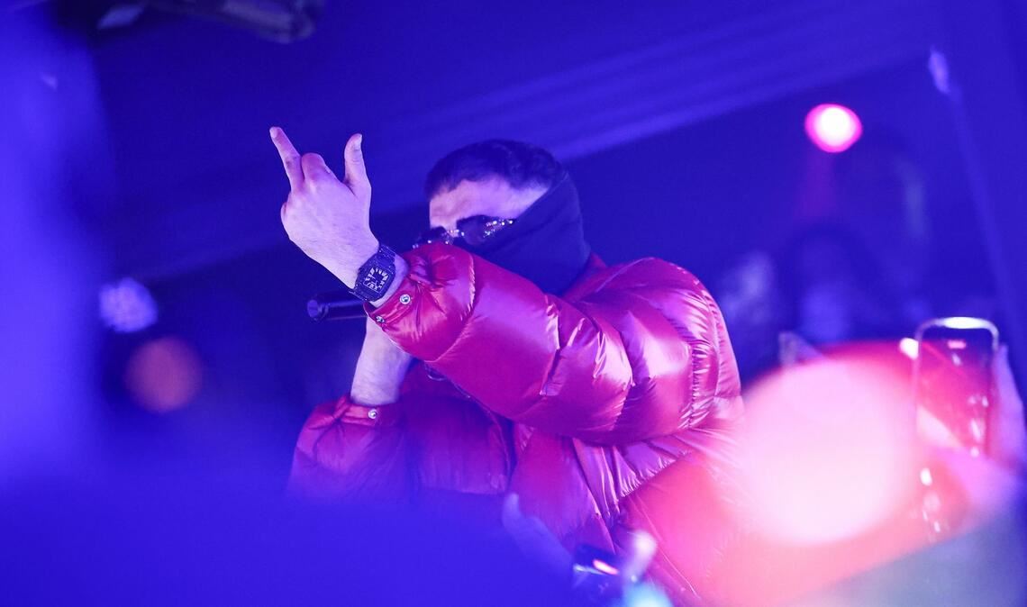 Der Auftritt war nach wenigen Minuten wieder vorbei.