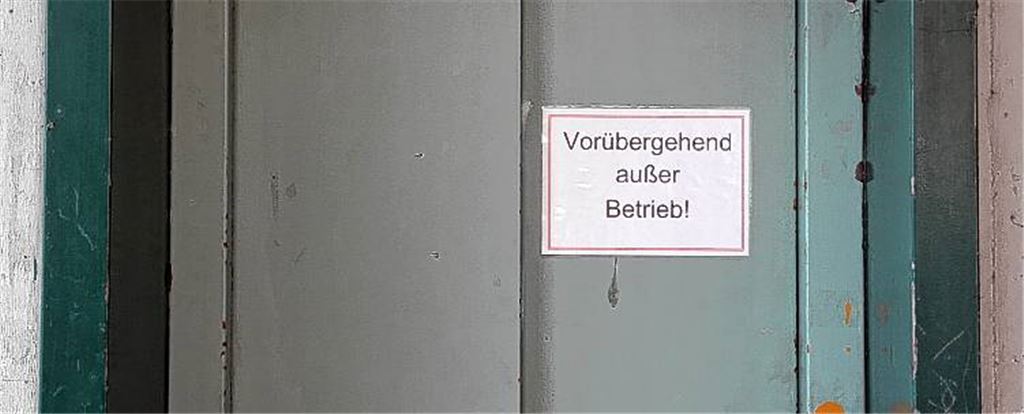 Der Aufzug streikt, doch der Mühlehof selbst soll bis auf weiteres in Betrieb bleiben. Allerdings gehen die Reparaturen für die Stadt als Eigentümer ruck, zuck ins Geld.Archivfoto: Franz
