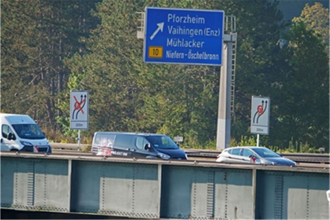 Der Ausbau der A8 hat begonnen. Foto: Friedrich 