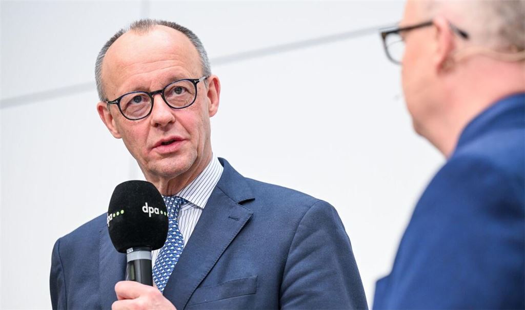 Der Ausgang der Landtagswahlen im Herbst? Derzeit sei ihm anderes wichtiger, sagt Merz.