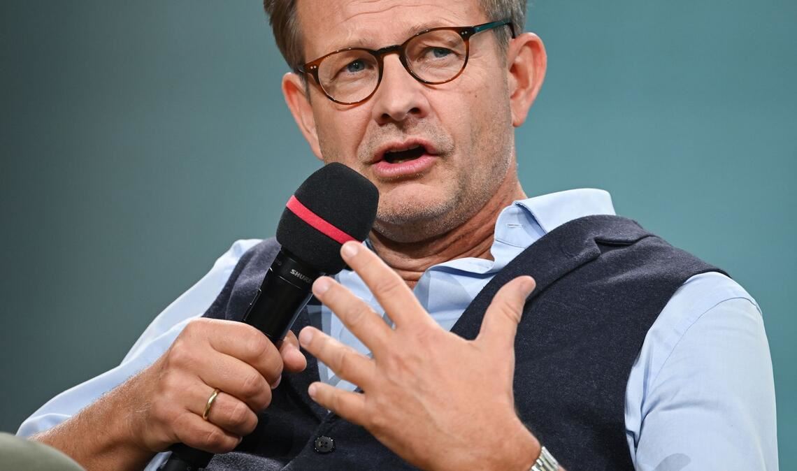 Der Autor auf der Frankfurter Buchmesse. (Archivbild)