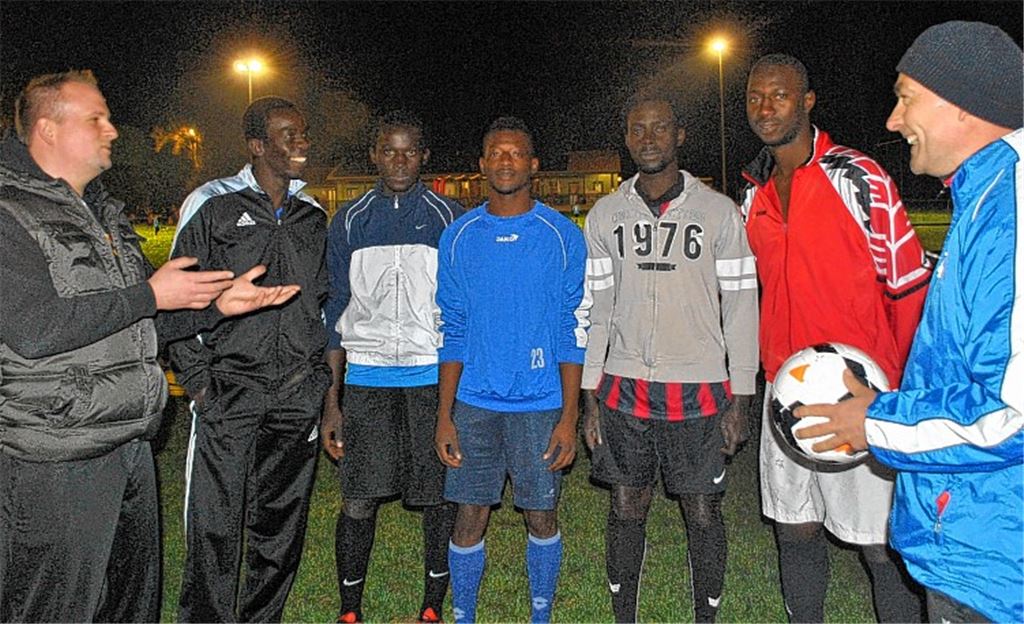 Fußballtraining ist zugleich Sprachschule