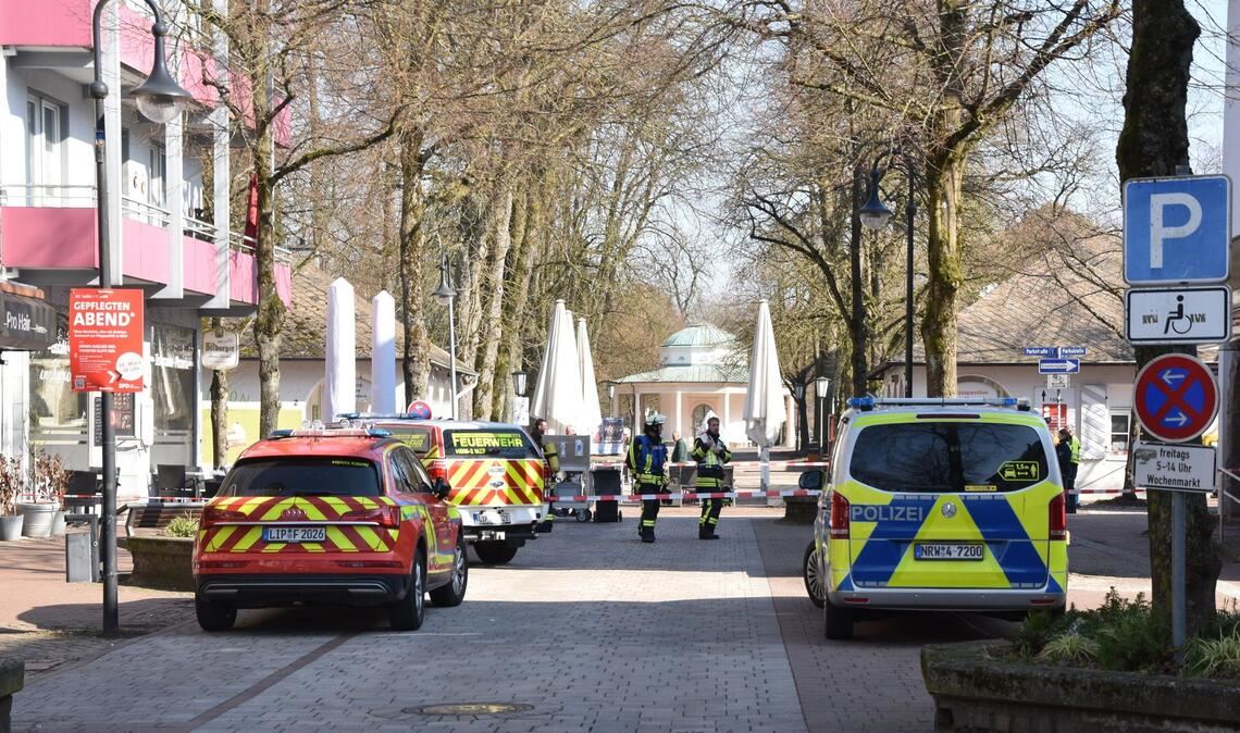 Der Bereich bleibt zunächst abgesperrt.