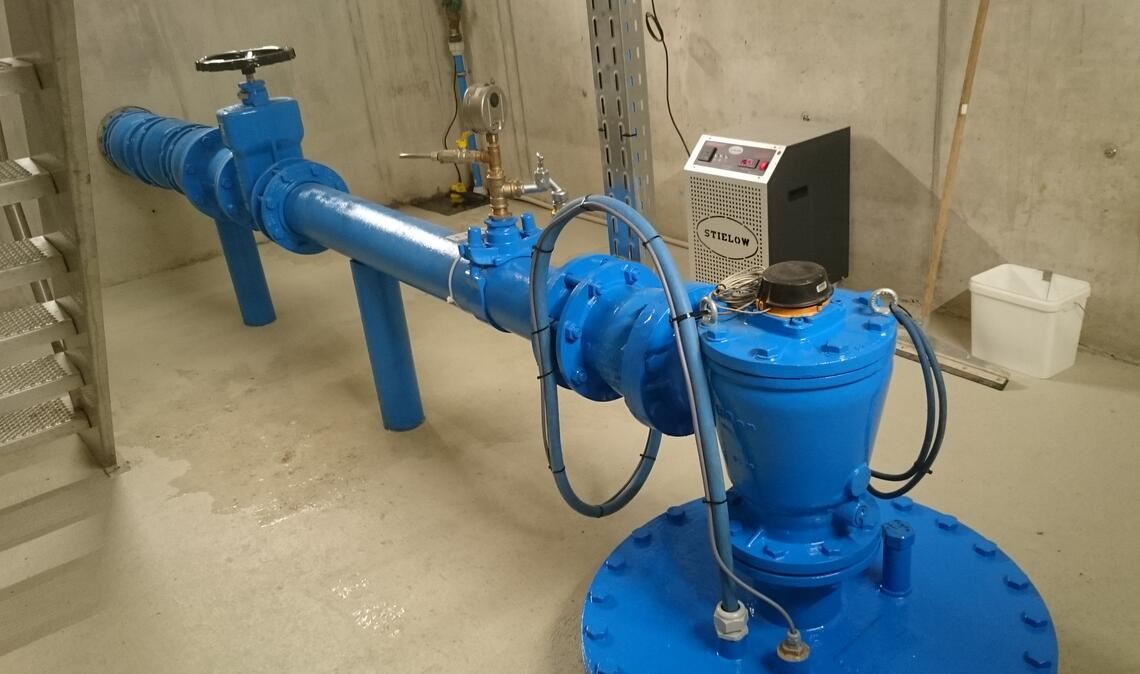 Der Brunnenkopf des Trinkwasserbrunnens III in Mühlacker: Hier wird das Wasser aus dem Untergrund gepumpt. Foto: Stadtwerke Mühlacker