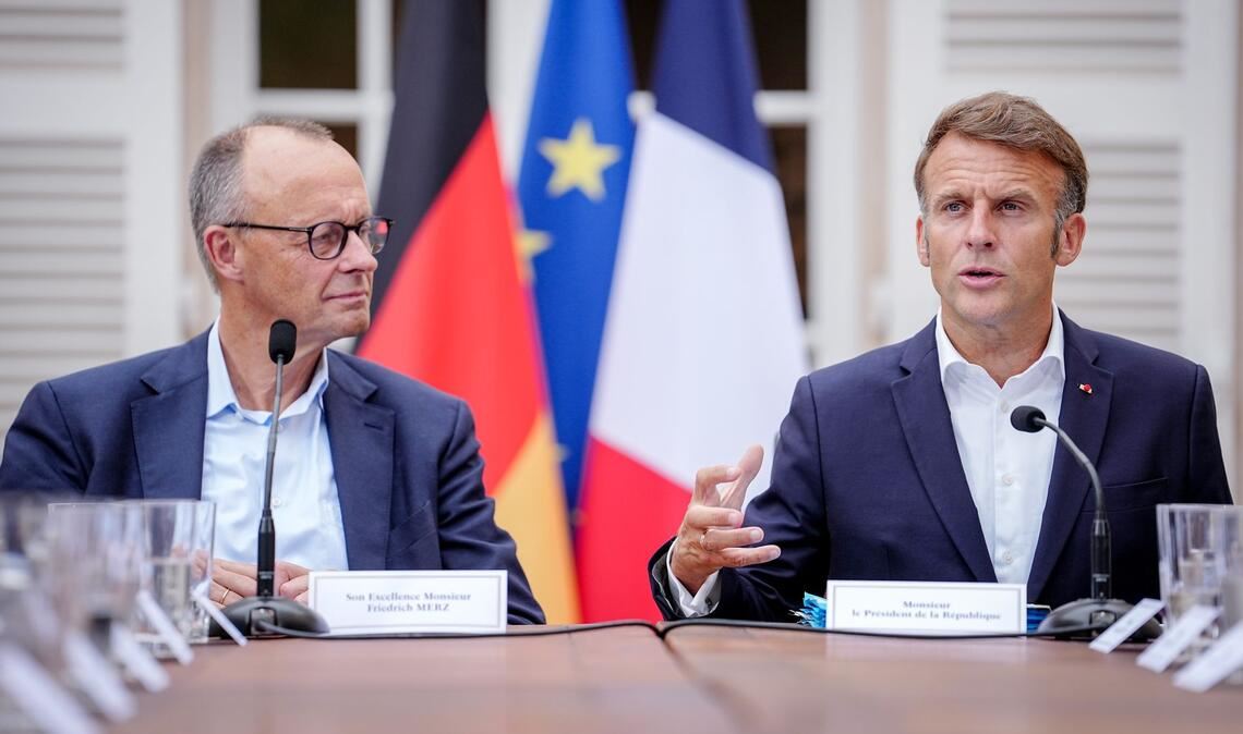 Der Bundeskanzler und Frankreichs Präsident wollen gemeinsam Europa stärken.