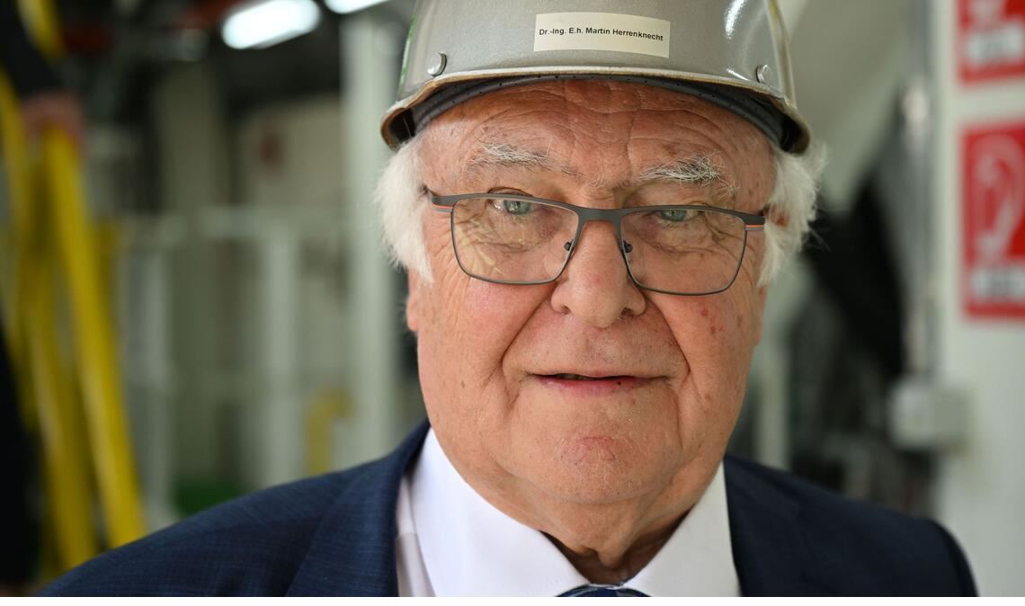 Der Chef des Tunnelbohrmaschinen-Herstellers Herrenknecht, Martin Herrenknecht, wirft Teilen der SPD in der Bundesregierung einen mangelnden Reformwillen vor (Archivfoto).