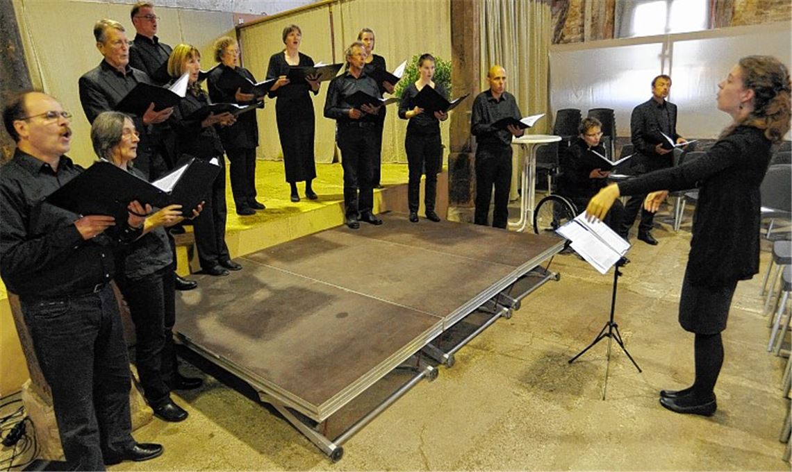 Der Chor Les Chanteurs.