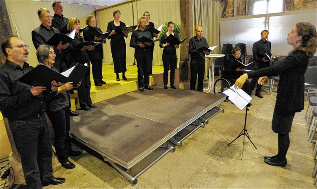 Der Chor Les Chanteurs.