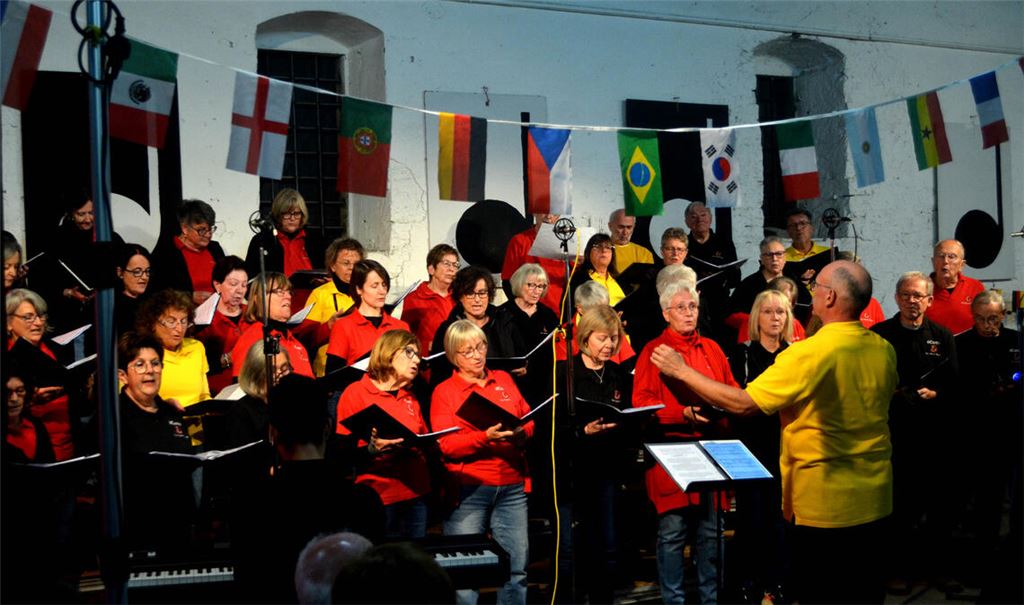 Der Chor der „Eintracht“ ist Teil der Aktion „Deutschland singt und klingt“. Foto: Stahlfeld
